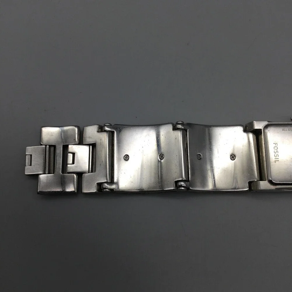 Fossil Womens Watch 24mm Silver Tone Dial Dress CE-2259 New Battery 6.5